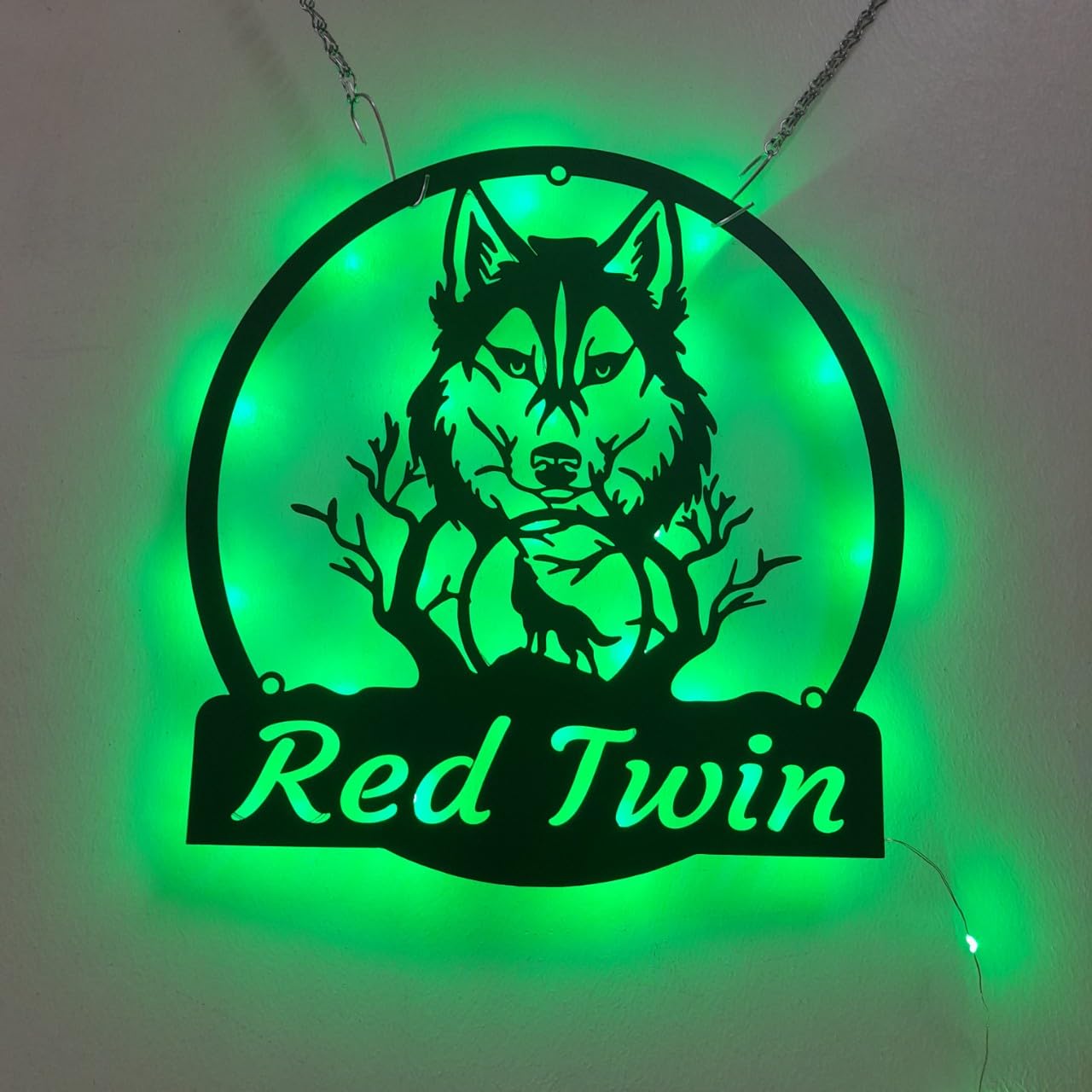 Laser cut high quality cold rolled steel CALILI sign