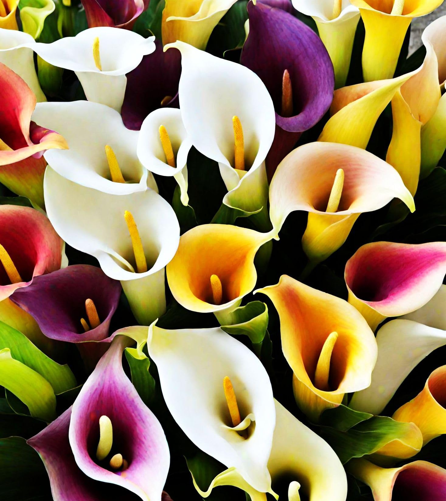 Calla Lily seeds ready to transplant after germination