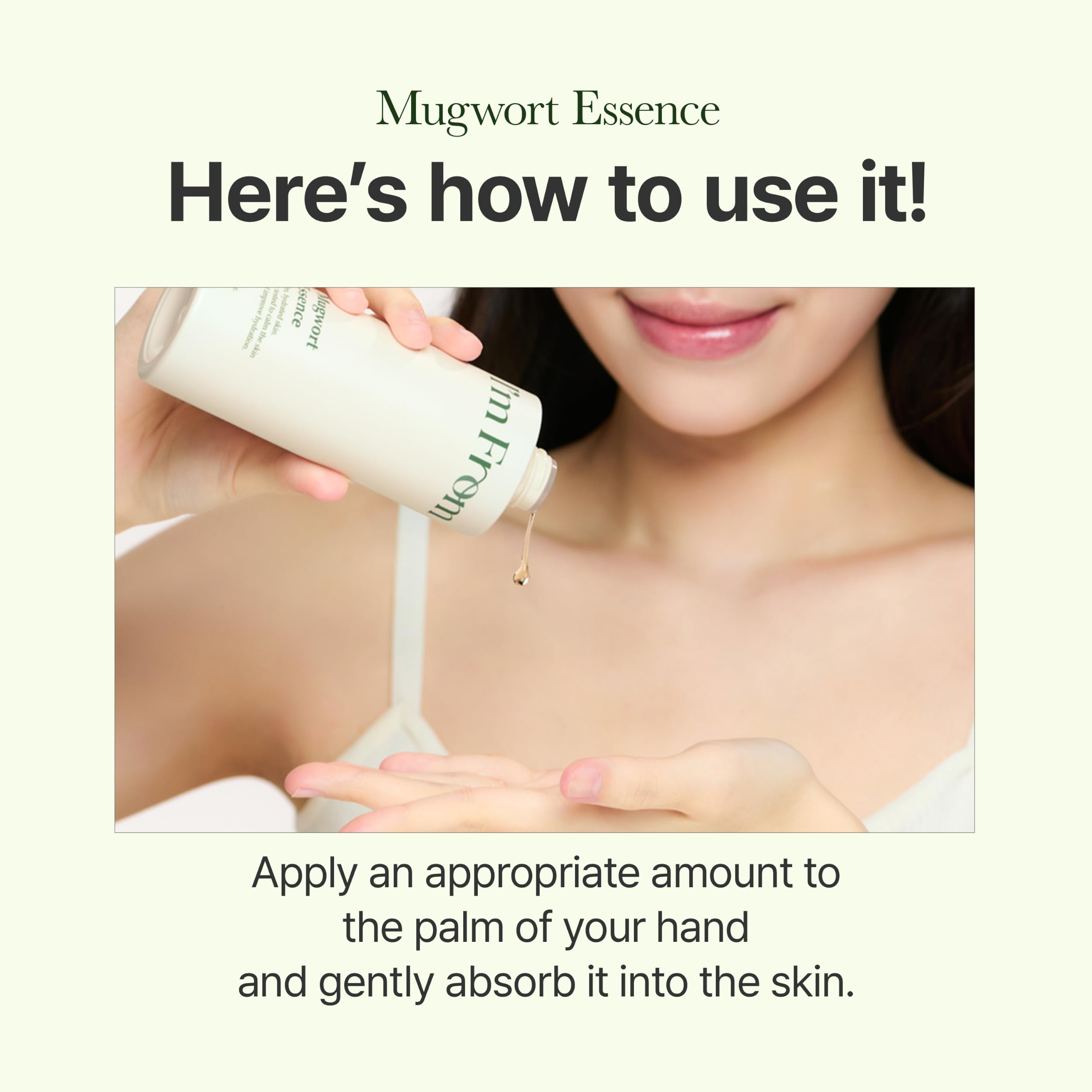 I’m From Mugwort Essence for morning and night routines