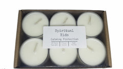 Handmade Calming Protection Lavender Sage Tealights 12ct 0.5 oz each