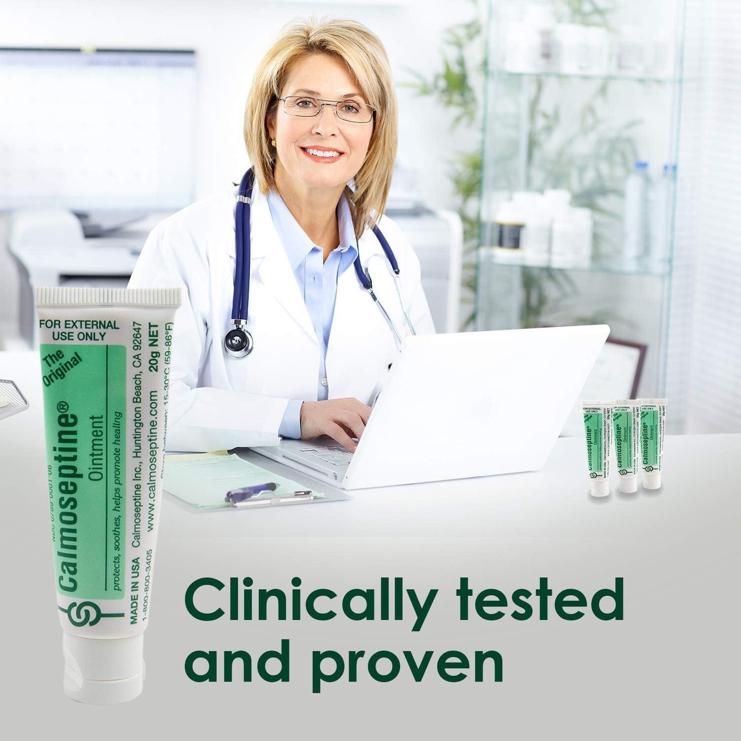 External use only Calmoseptine Ointment tube