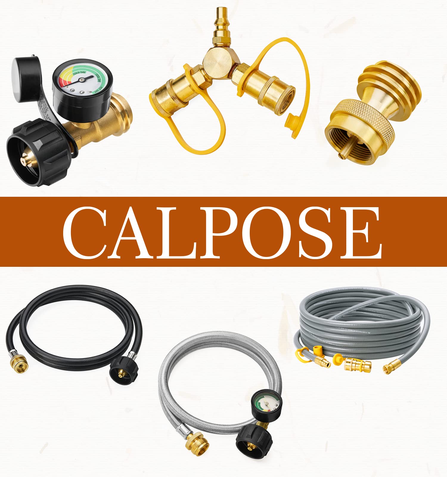 Calpose refill adapter package and gauge components
