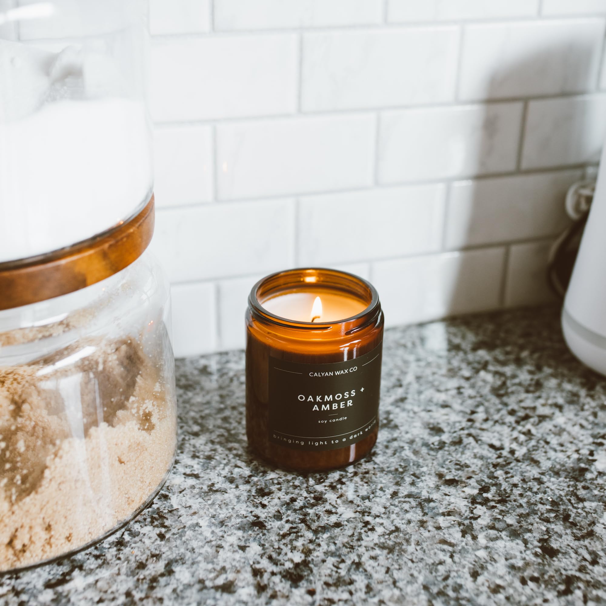 Cedarwood vanilla amber tobacco fragrance notes Calyan Wax Co