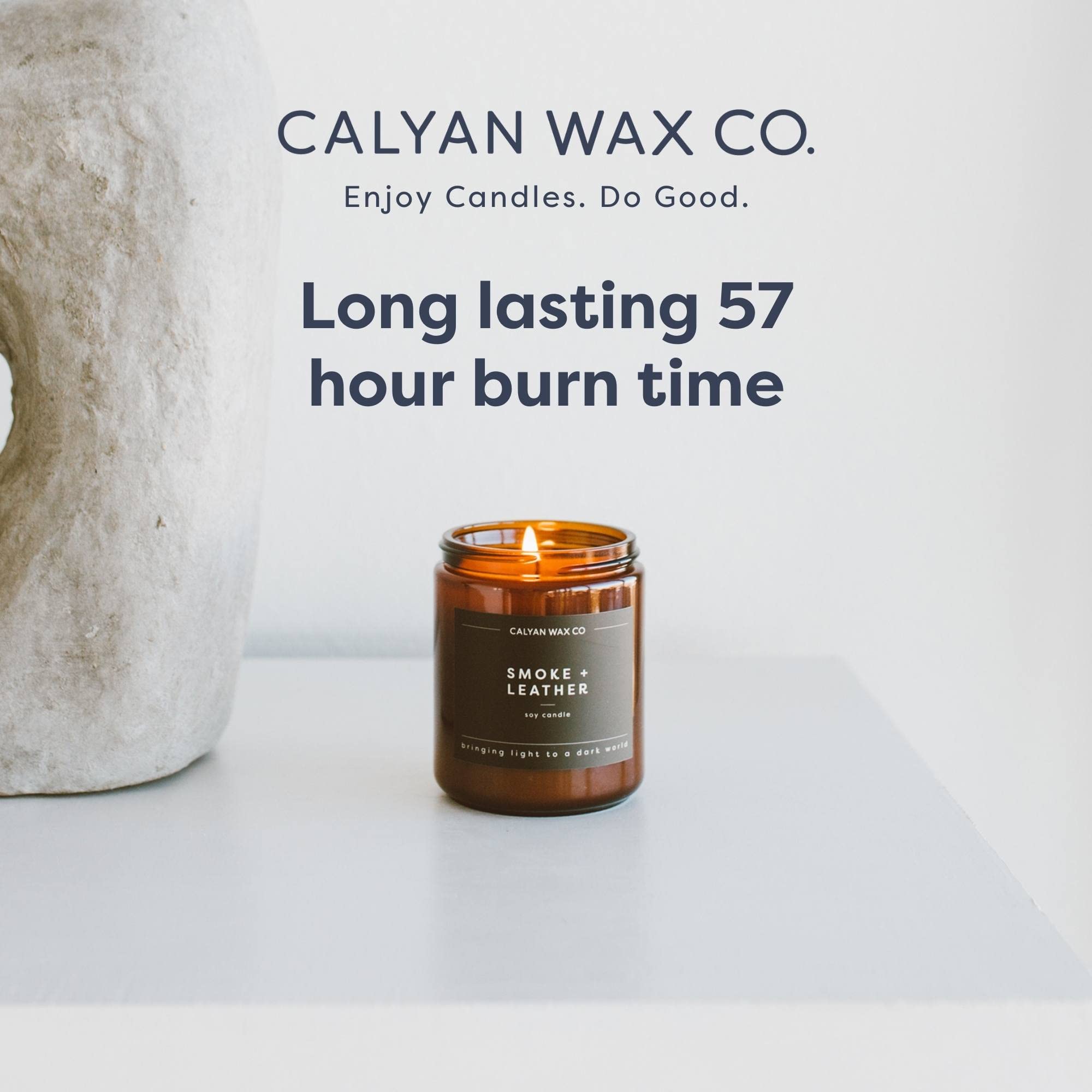 Paraffin-free vegan cruelty-free candle Calyan Wax Co Cedar & Tobacco