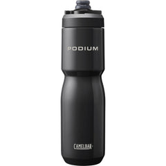 CamelBak Podium Water Bottle 22oz Black secured in a bike cage