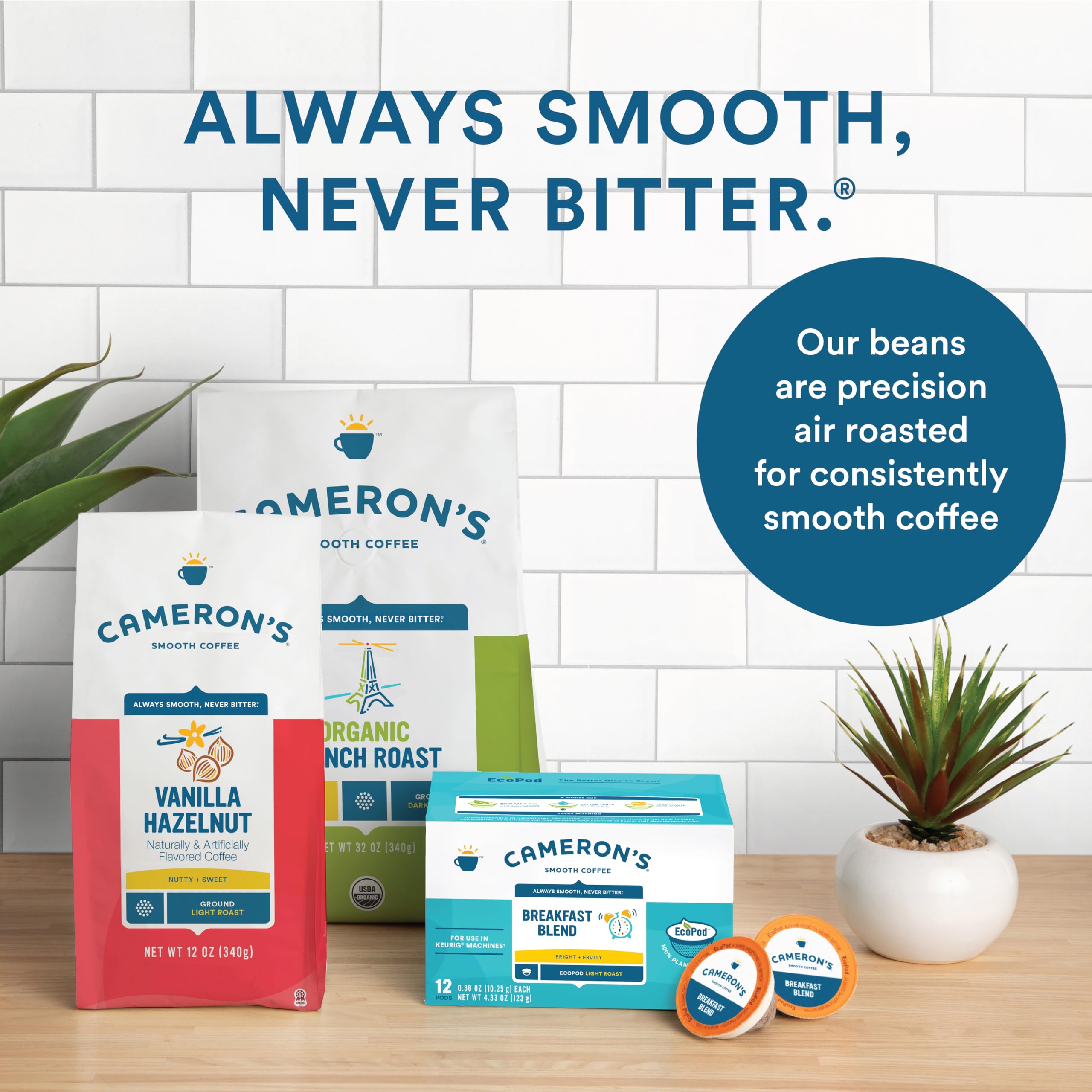 Cameron's Coffee roasted beans for home brewing