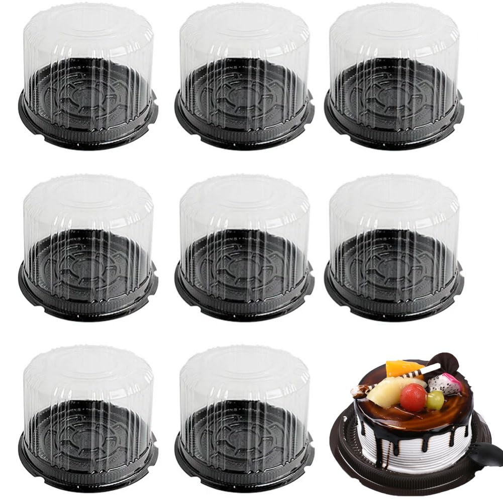 Camland 10-Pack 6-Inch boxes with black trays and transparent lids