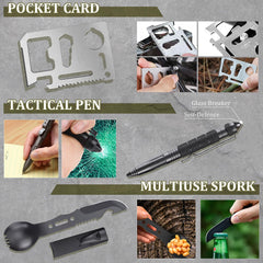 survival bracelet included in the 14 in 1 kit