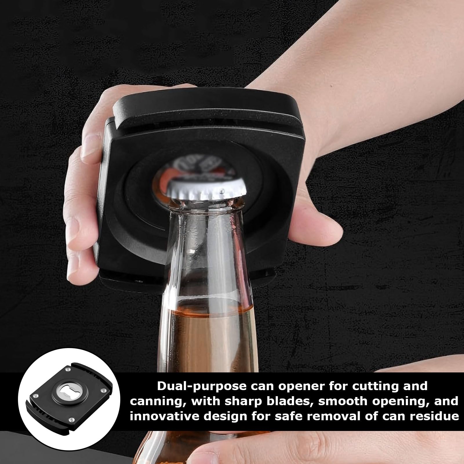 Can Cutter Top Remover designed for 8-19 oz beverage cans