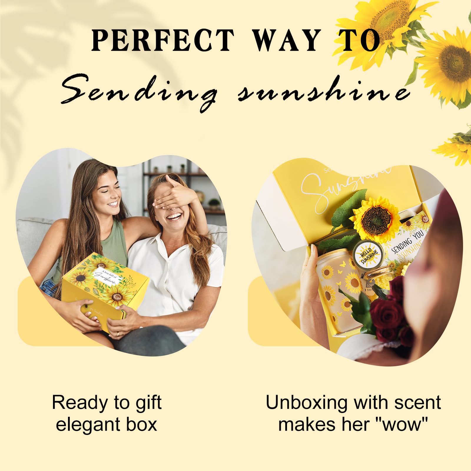 candle 3-53oz in sunflower gift set