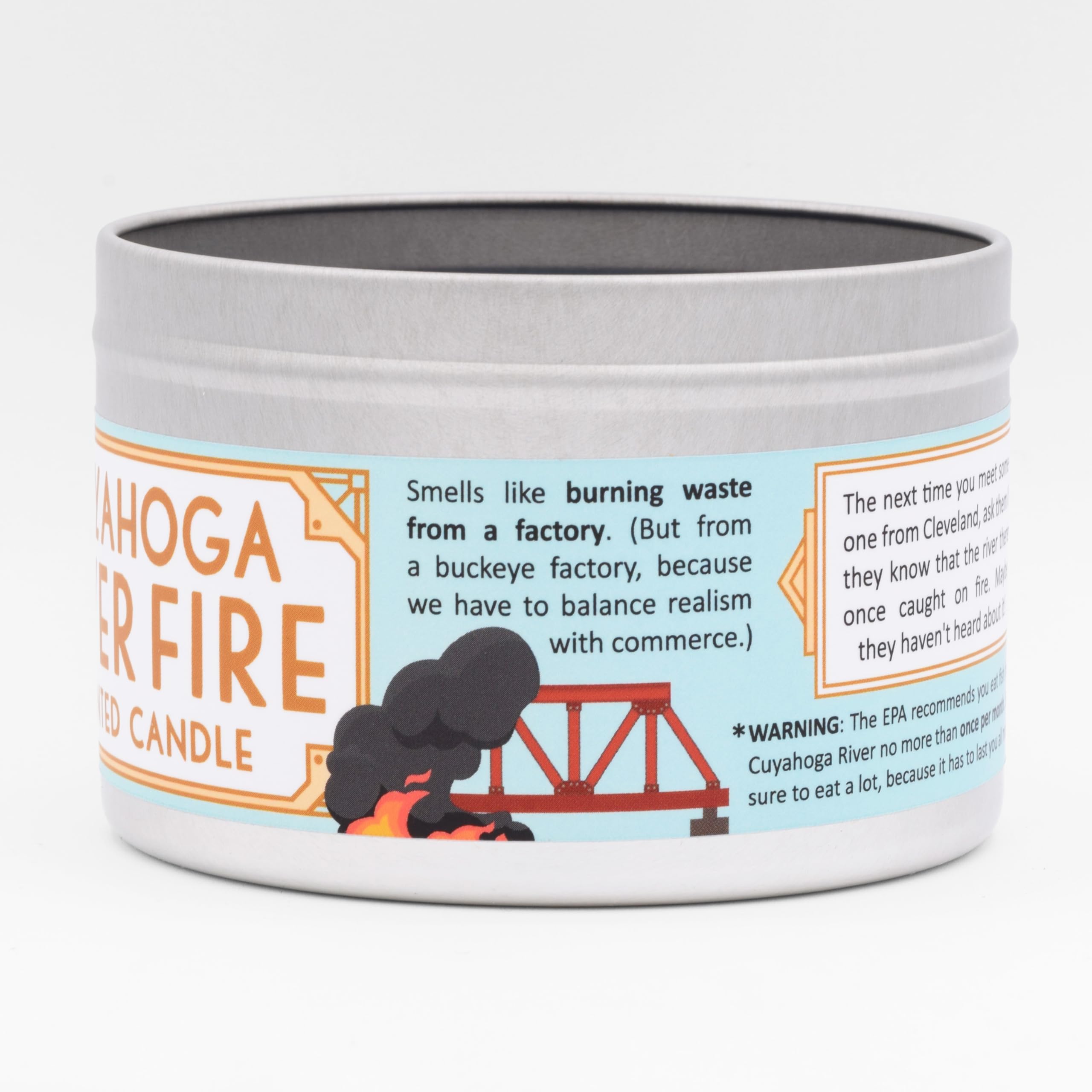 Time magazine photo inspired tugboat candle by JD and Kate Industries