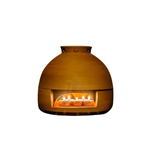 Candle Heater Domeheat handcrafted terracotta design