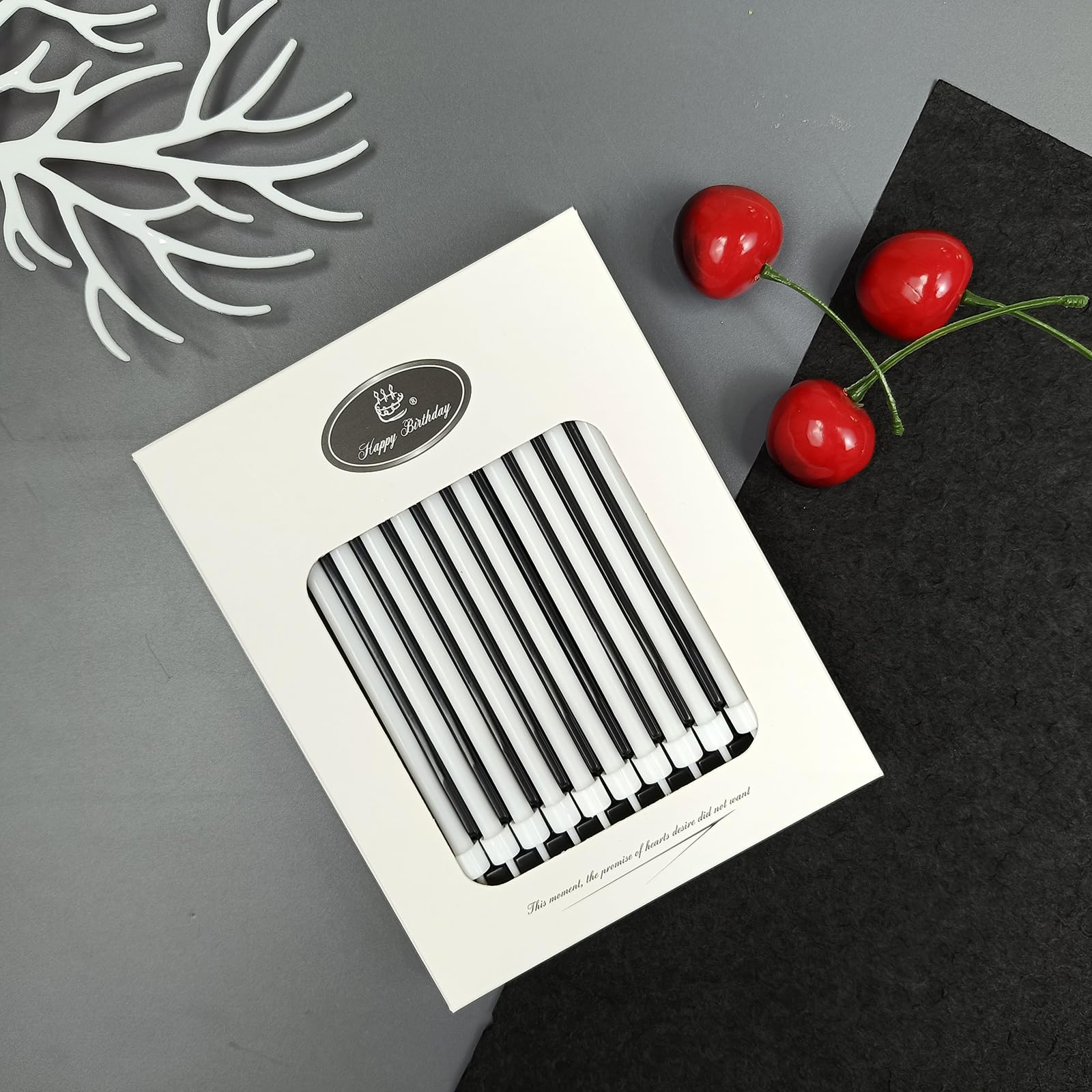 Protected packaging for 24 DDgro birthday candles