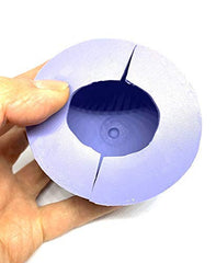 candle-soap-mold-silicone-breast-2in-front-view