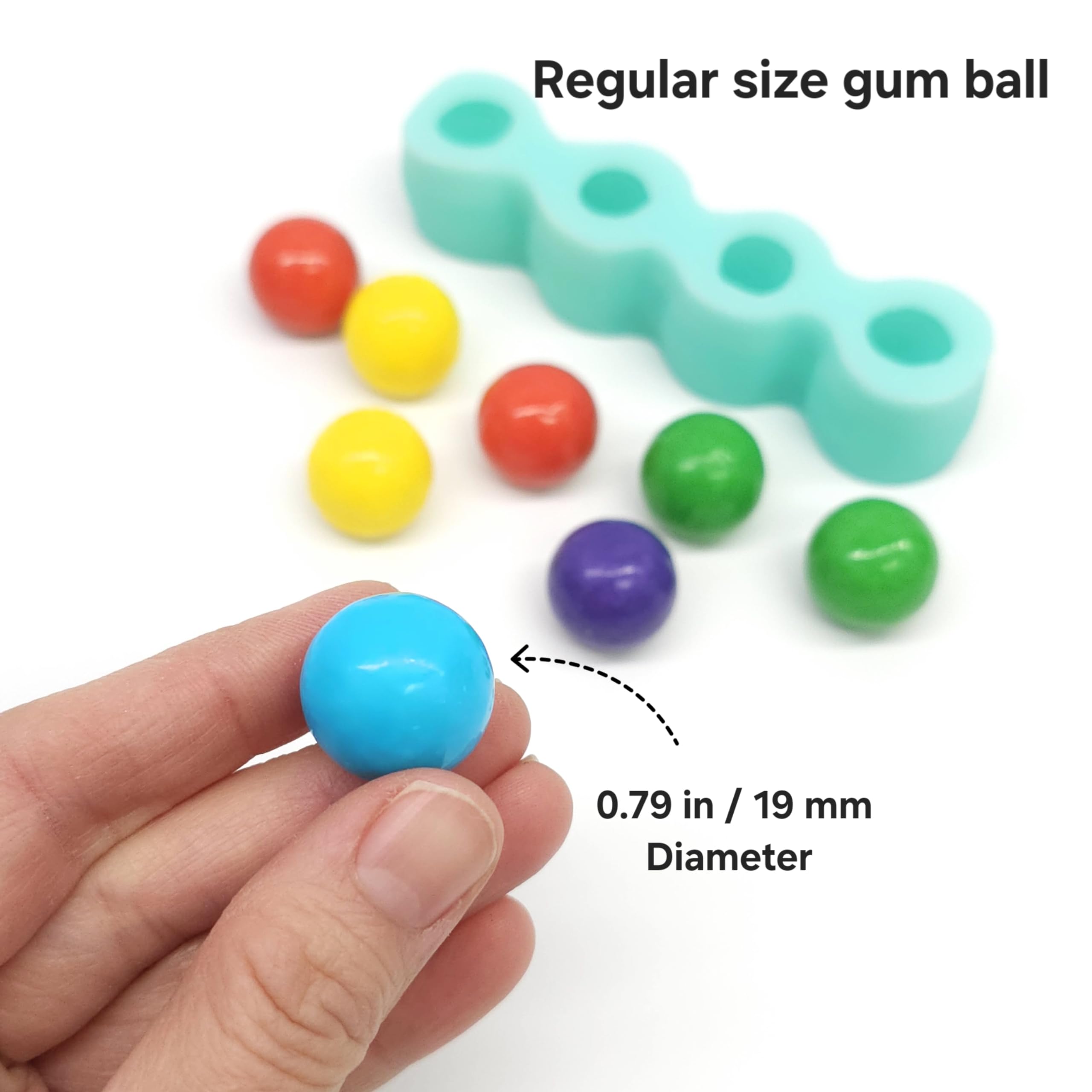 Mold color may vary with silicone material