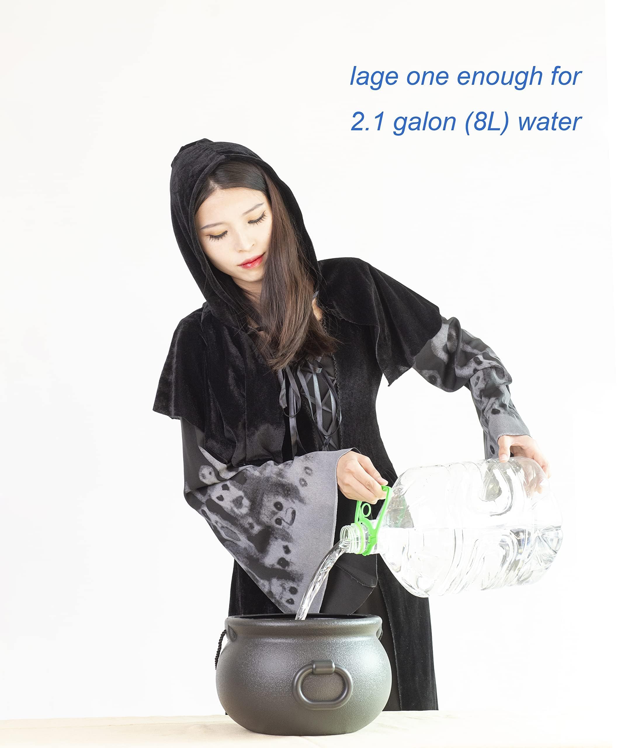 Candy holder and party decor using witch cauldrons