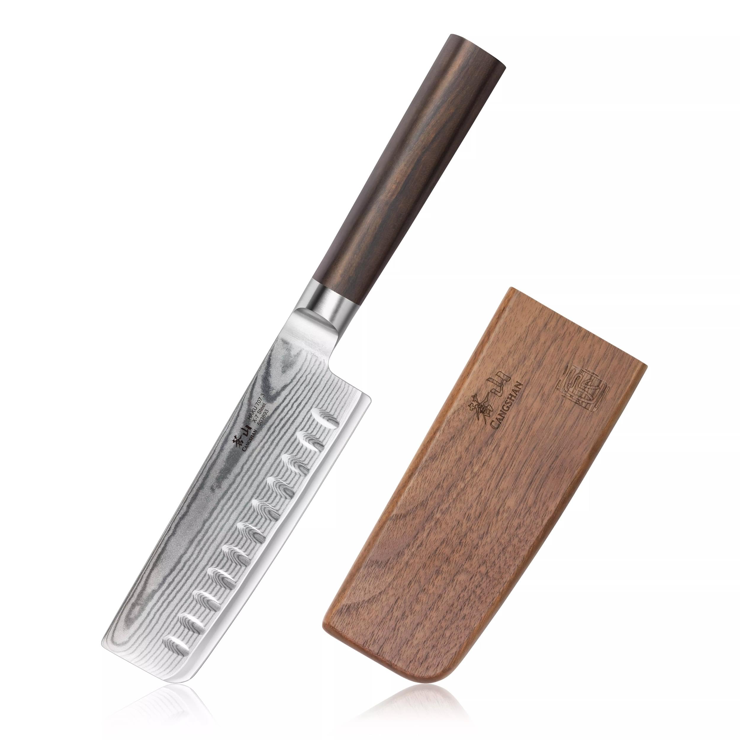 Cangshan HAKU Series Nakiri Knife with sheath full tang