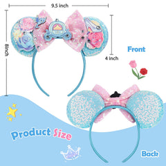 CANMIL Princess headband elastic durable design worn by women and girls