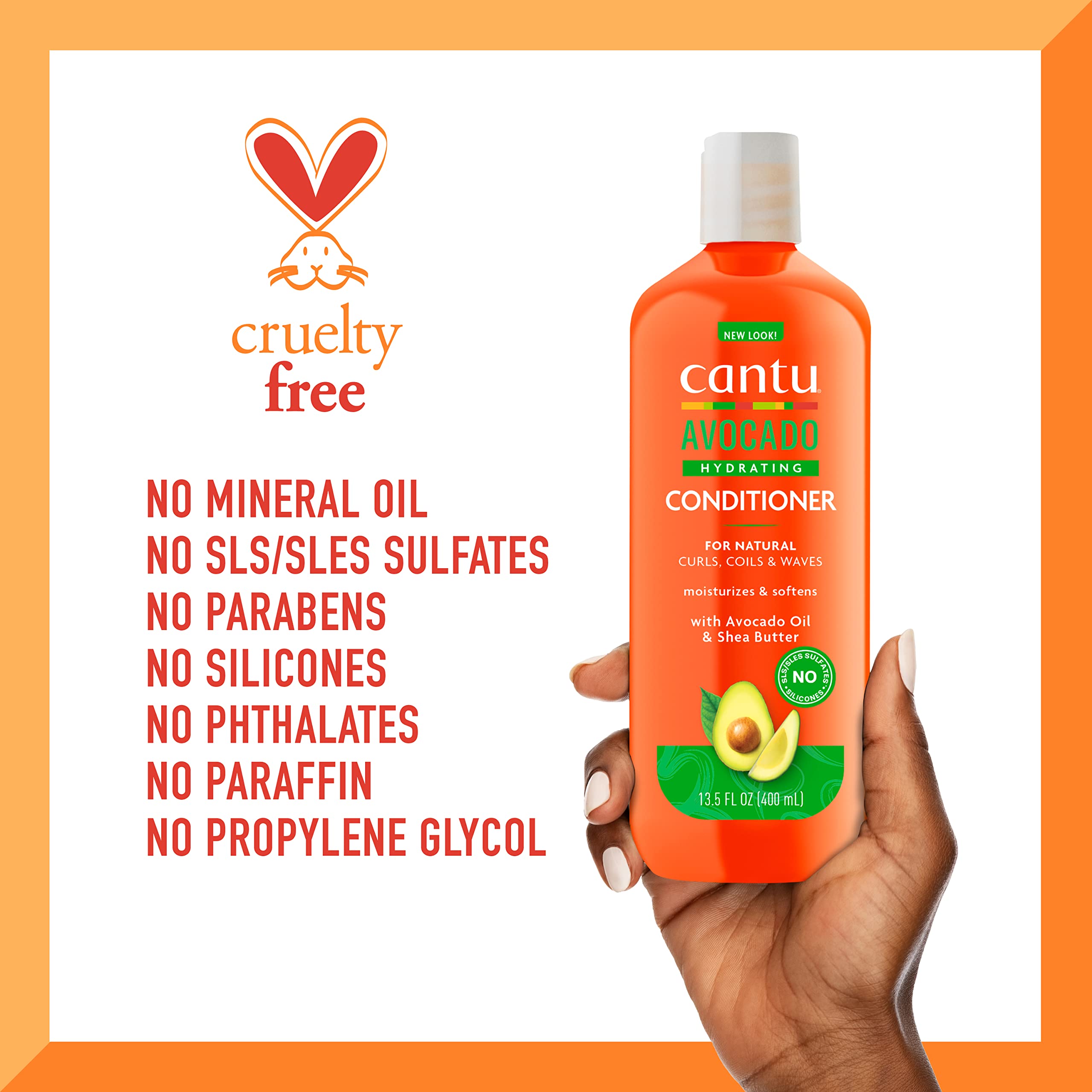 Cantu Avocado Hydrating Conditioner for all hair types packaging