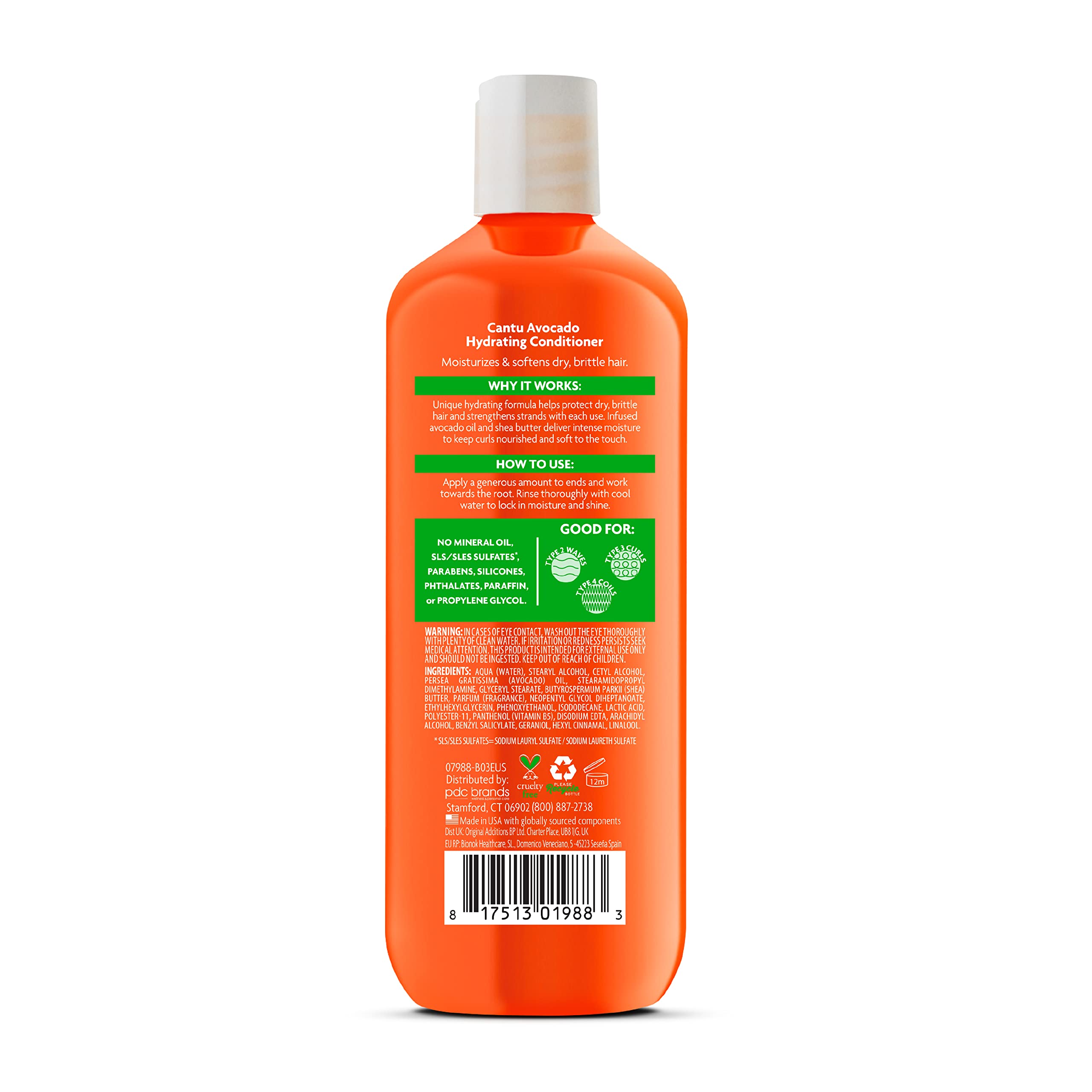 Pack of 2 Cantu Avocado Hydrating Conditioner display