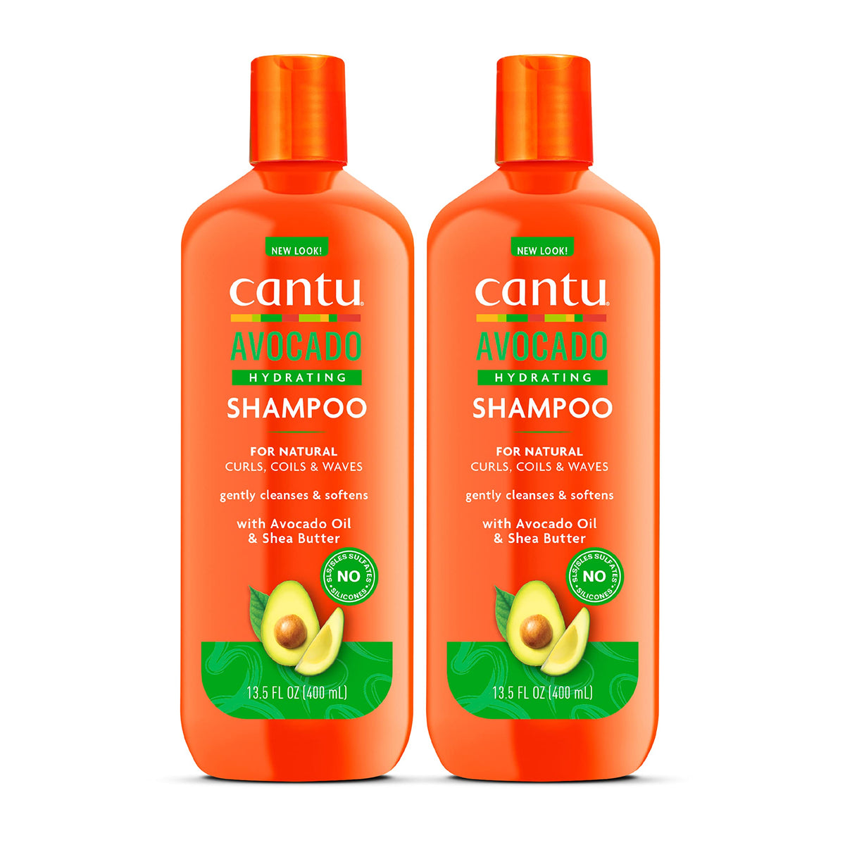 Cantu Avocado Hydrating Sulfate-free Shampoo 13.5 oz bottle