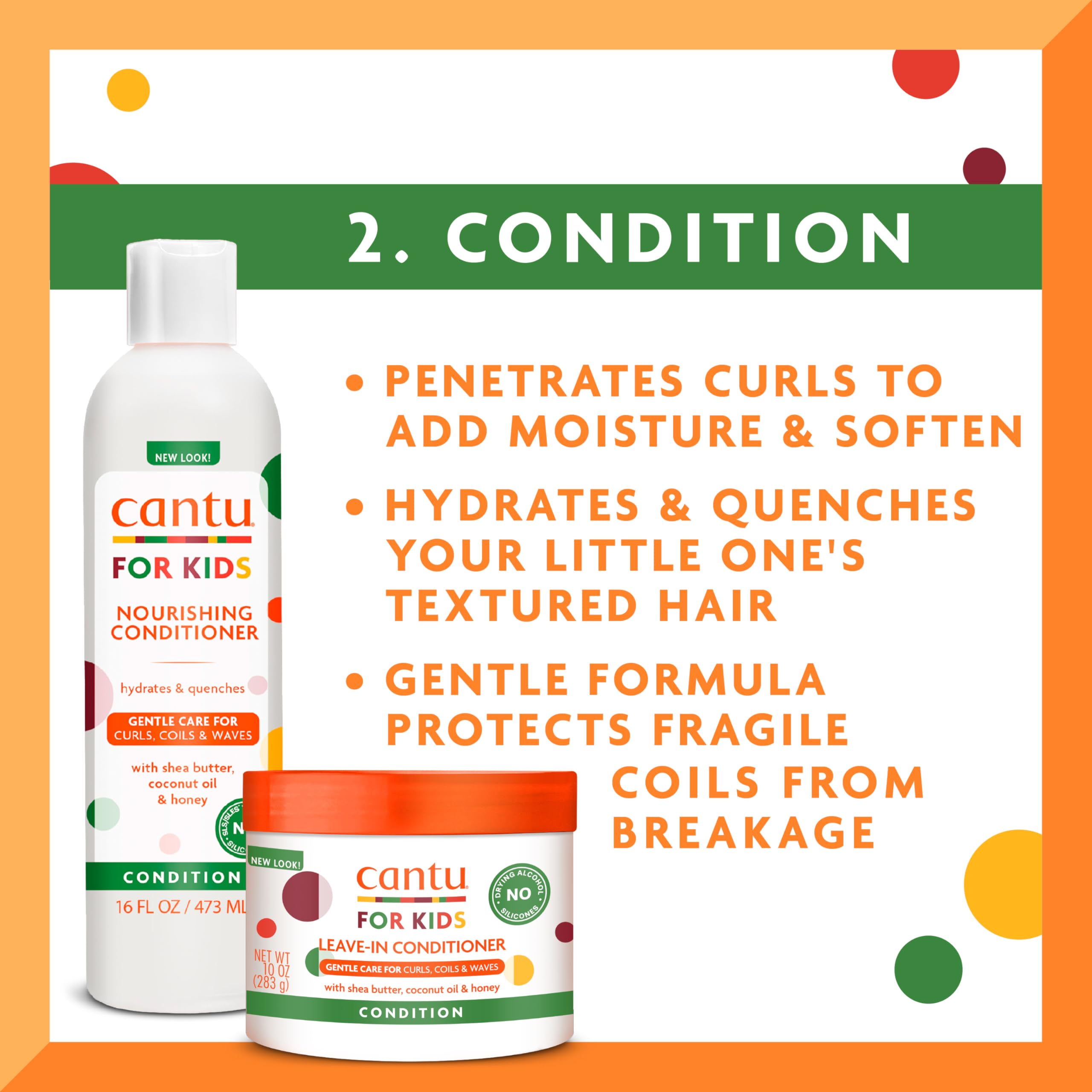 Cantu Conditioning Detangler for kids curls