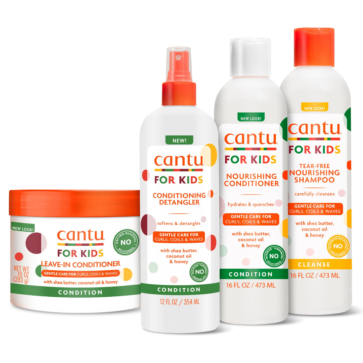 Cantu Kids Haircare Regimen Set pack of 4 bottles
