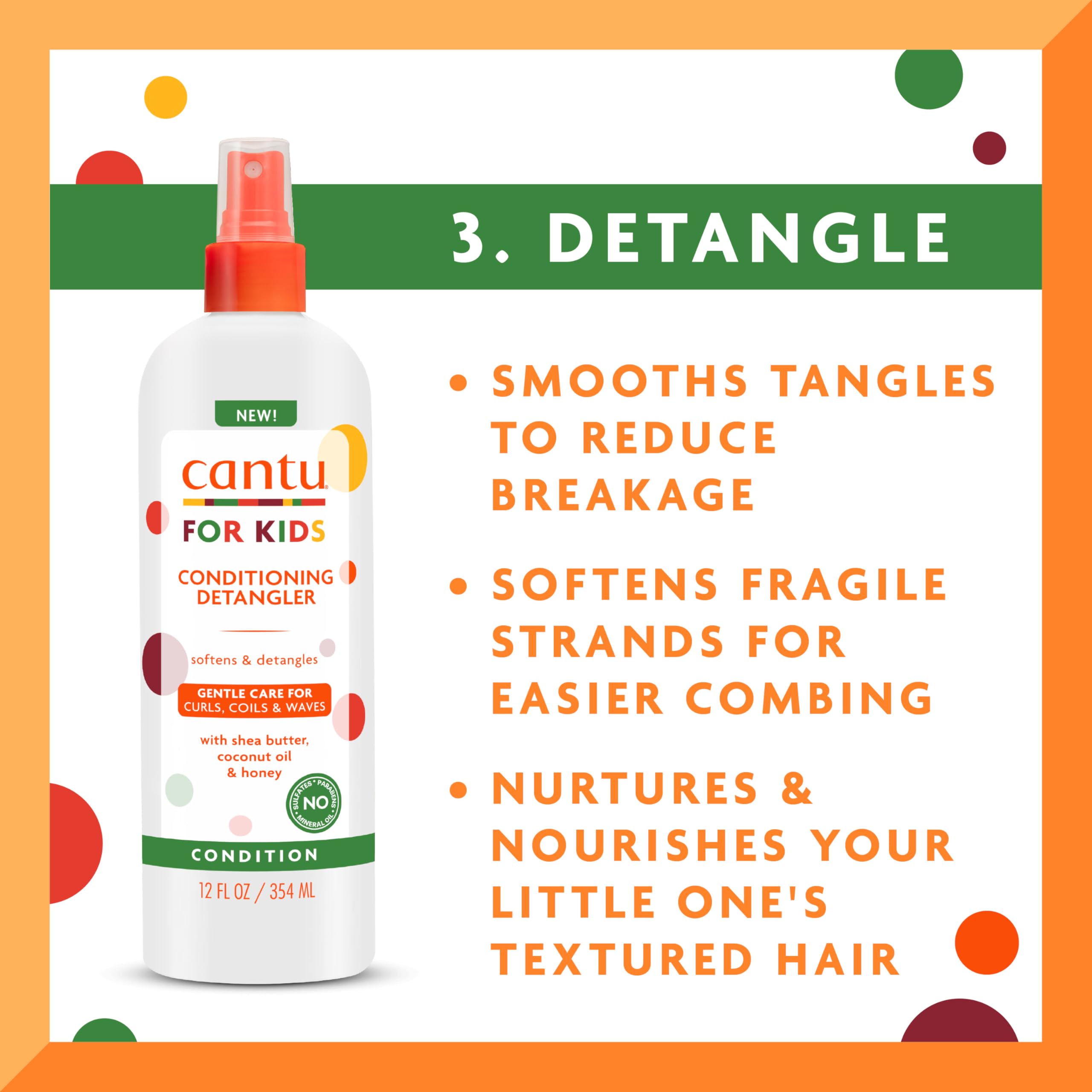 Cantu Leave-In Conditioner for kids curls