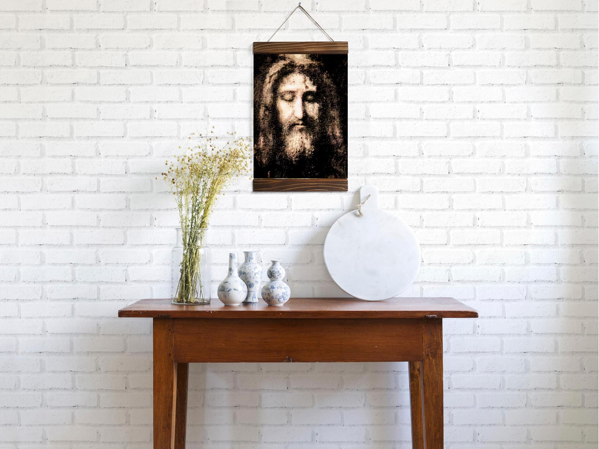 Shroud of Turin canvas print religious artwork