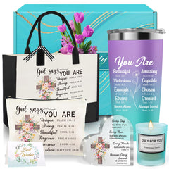 Canvas tote bag 17x13x6.7 inches with interior zip pouch