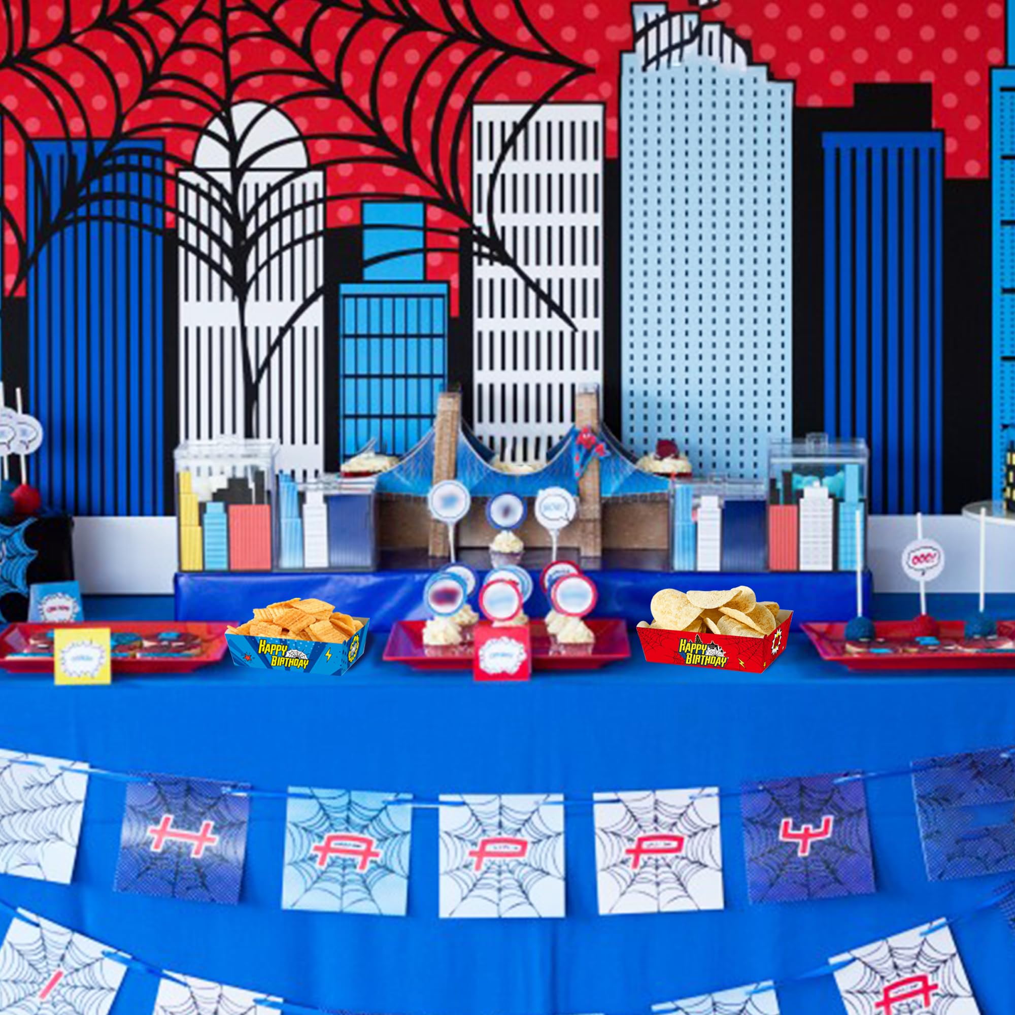 Caoekego red blue spider snack bowls image