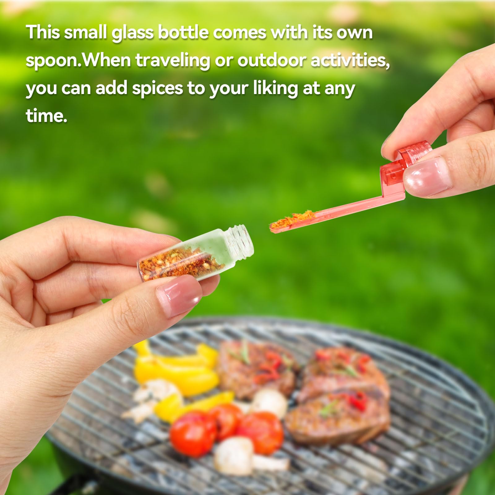 Compact spice kit suitable for kitchen and travel