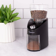 Capresso C570.99 refurbished grinder badge