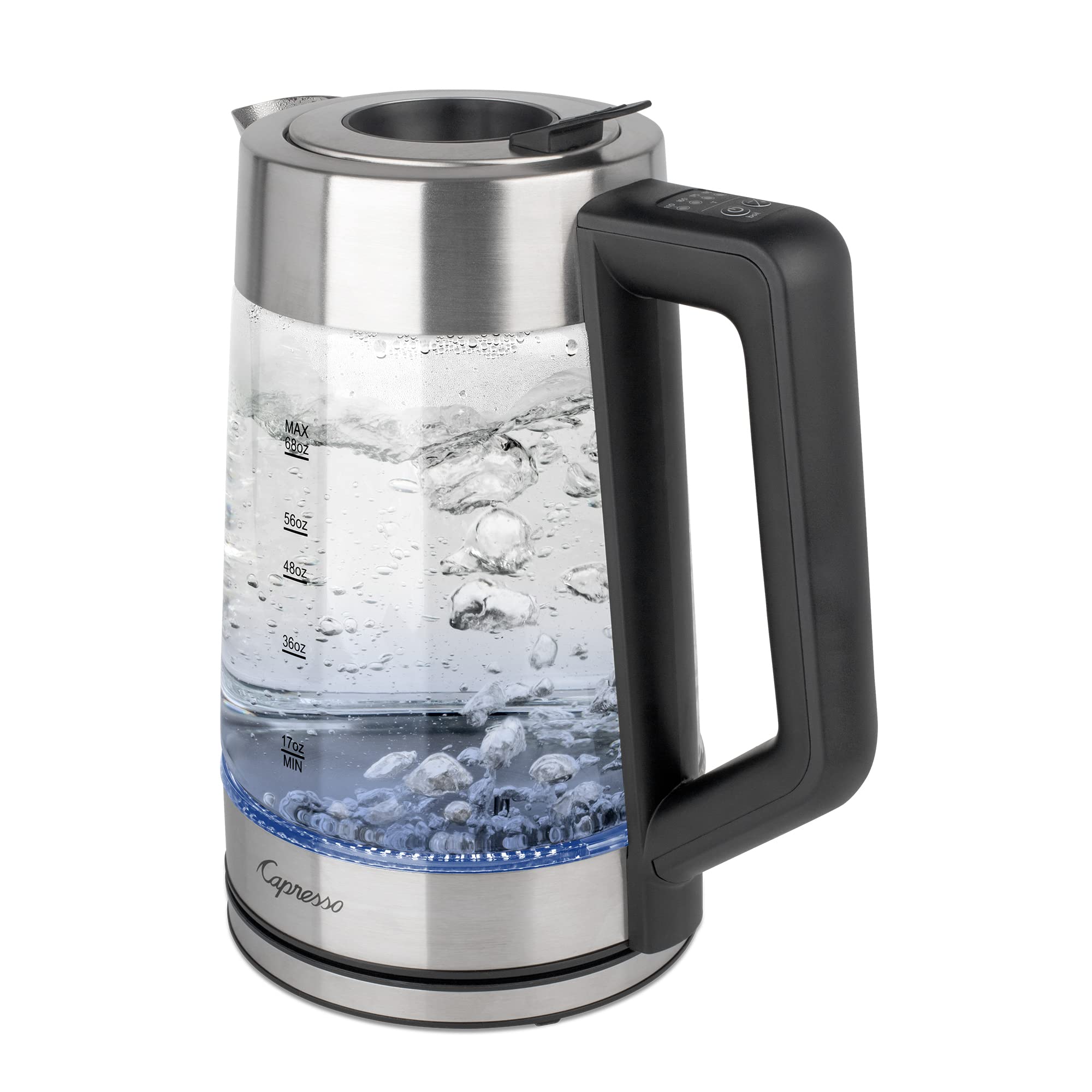 Capresso H2O Glass Select five temperature presets