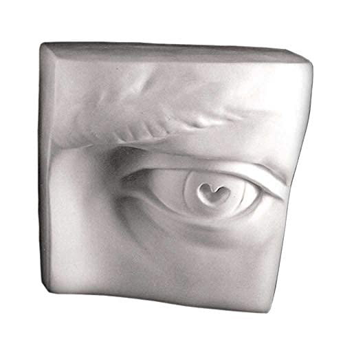 Caproni Collection plaster cast sculpture David left eye 8x7x5 inches