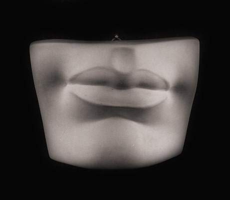 David's Mouth plaster sculpture Caproni Collection with hanging hook for display