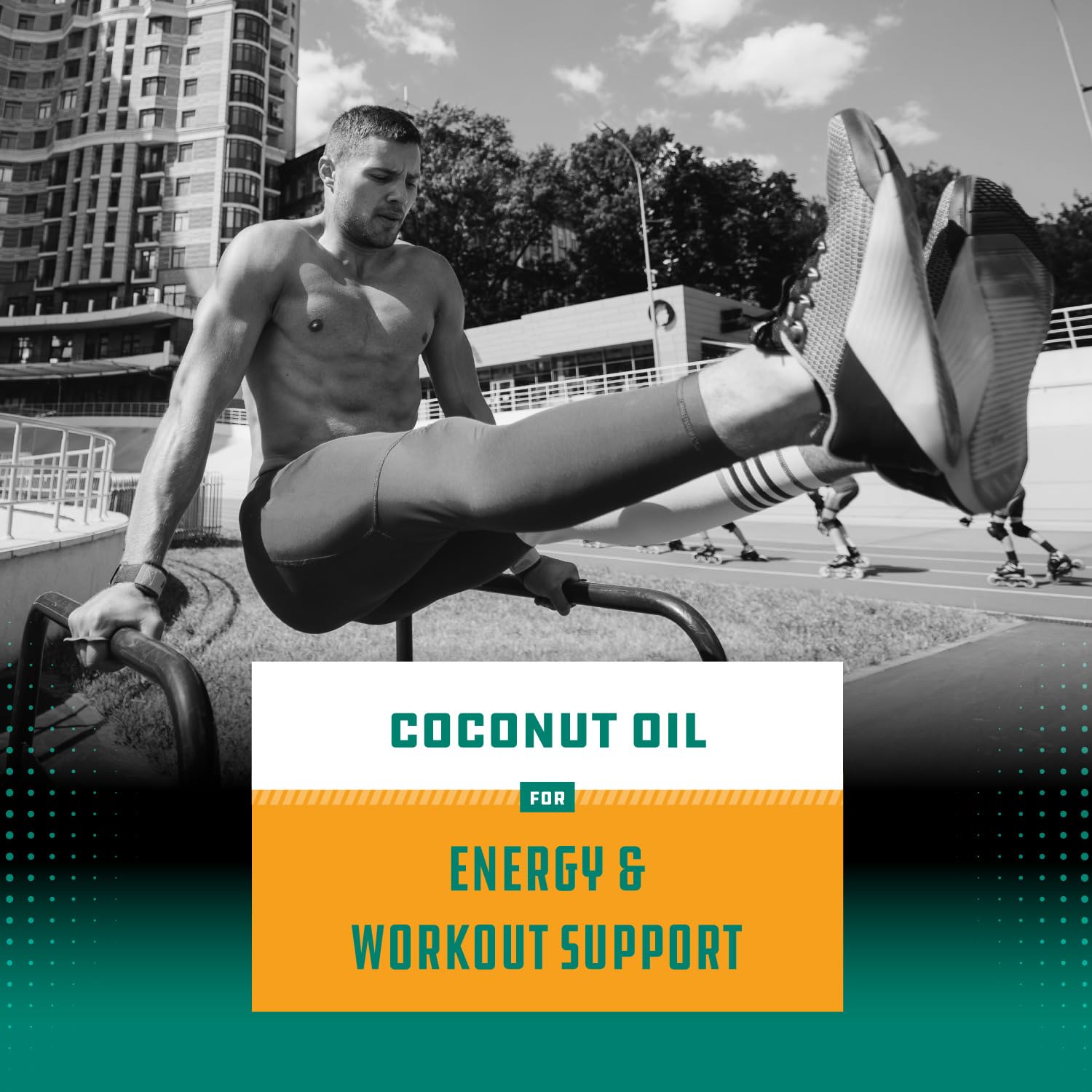 Coconut oil MCT capsules energy support