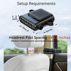 Three-speed brushless motor car cooling fan