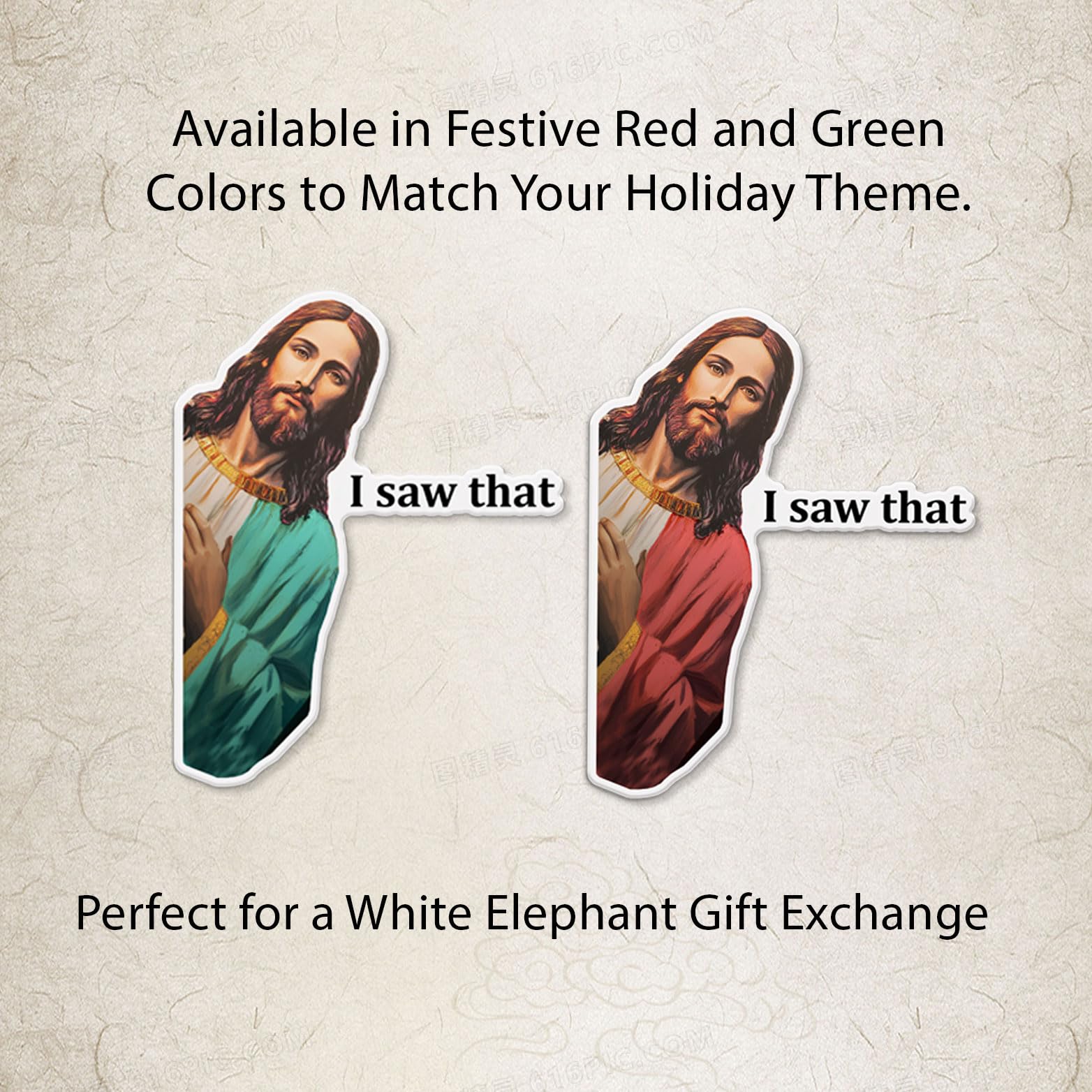 Christian humor magnets for refrigerator or car
