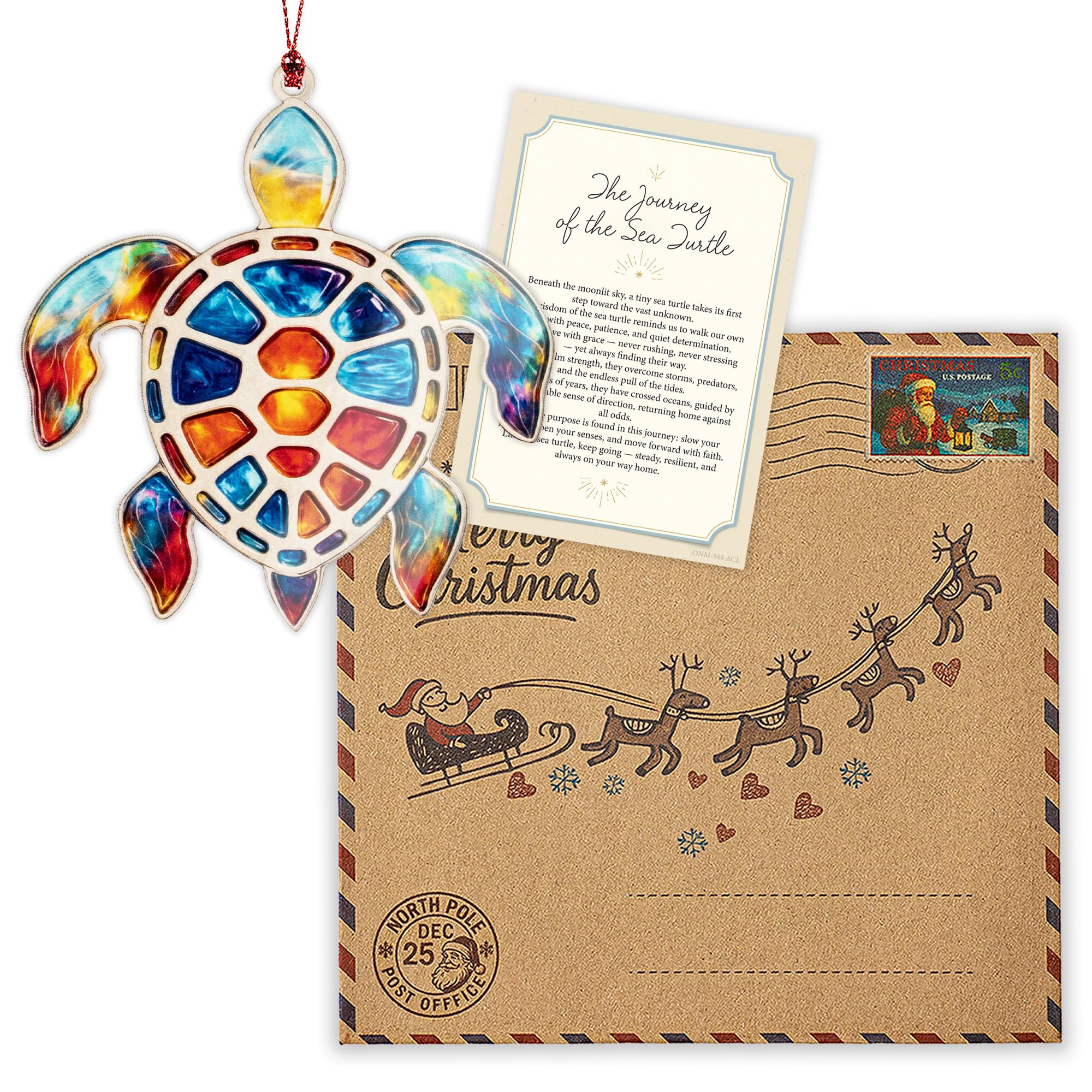Car Hanging Accessories 544 Turtle33 ornament packaging view