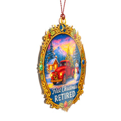 Car Hanging ornament packaging and story card included