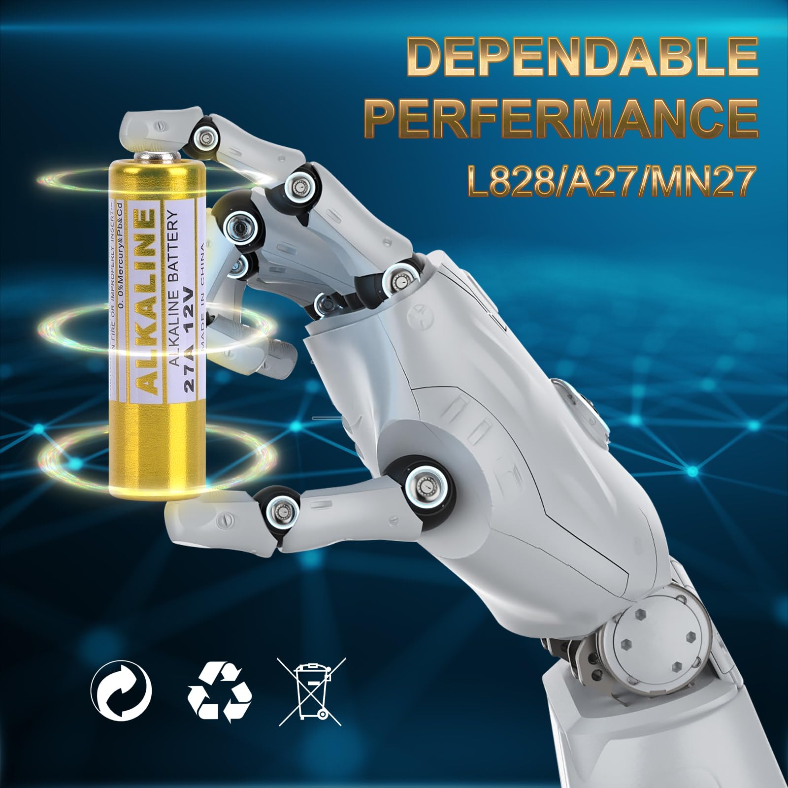 Long-lasting 12V power for car alarms and wireless access devices