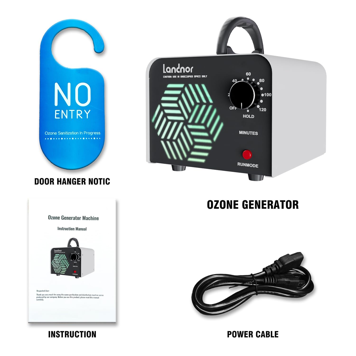 LANDNOR ozone generator with one year extended warranty