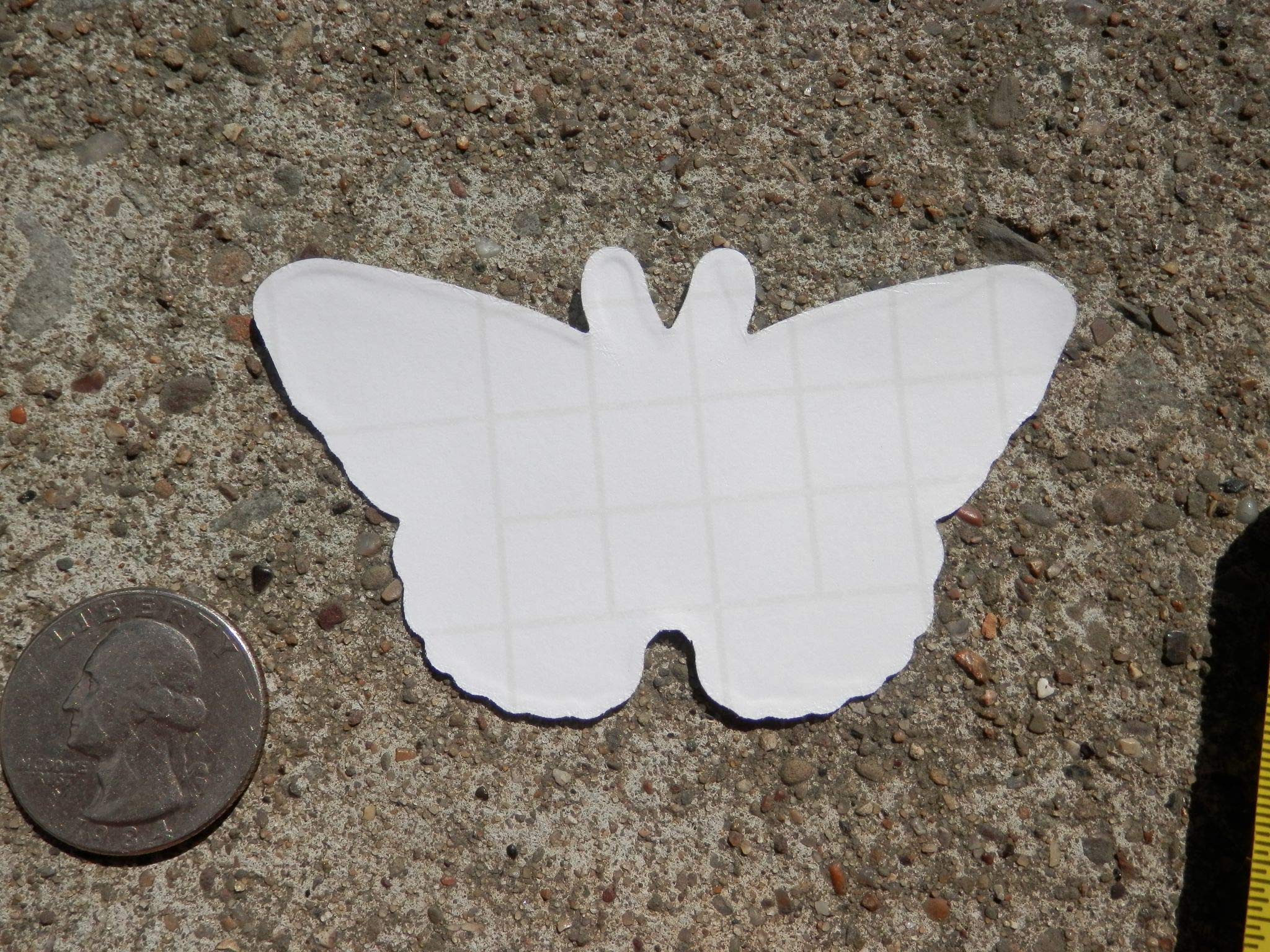 blacklight reflective butterfly decal glow