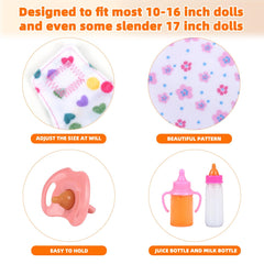 Two magic bottles with milk and juice for pretend play