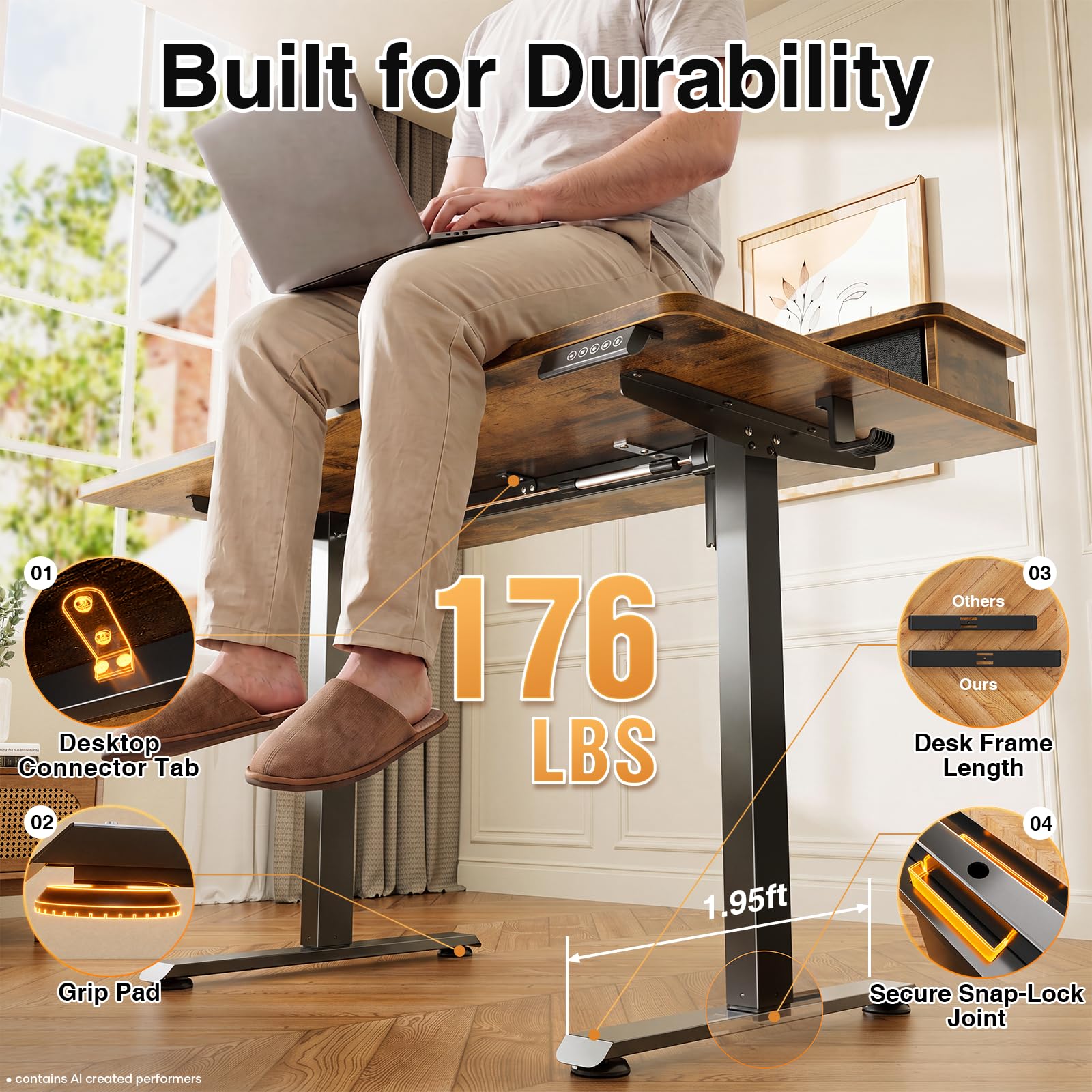 Electric lift supports up to 176 pounds and runs quietly