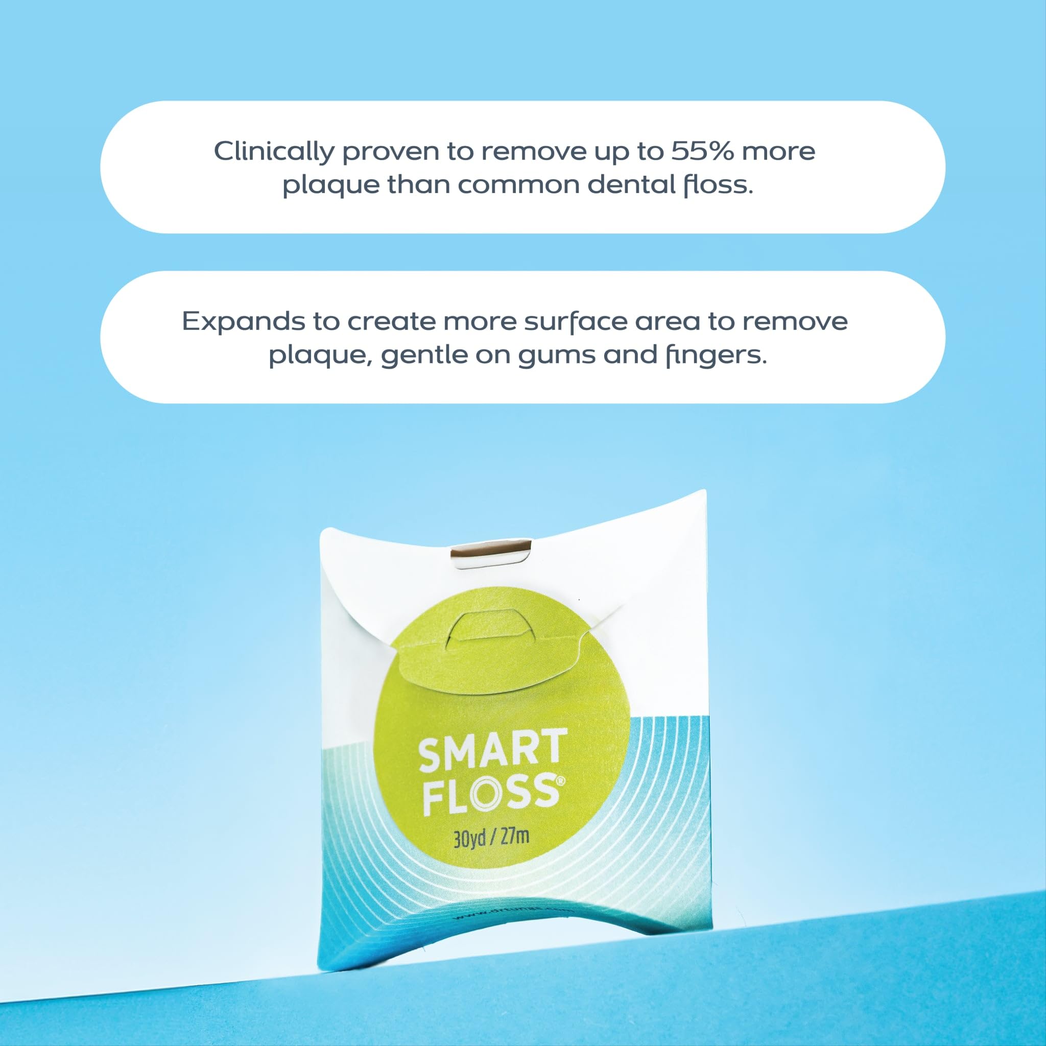 Gentle on gums cushion-soft floss