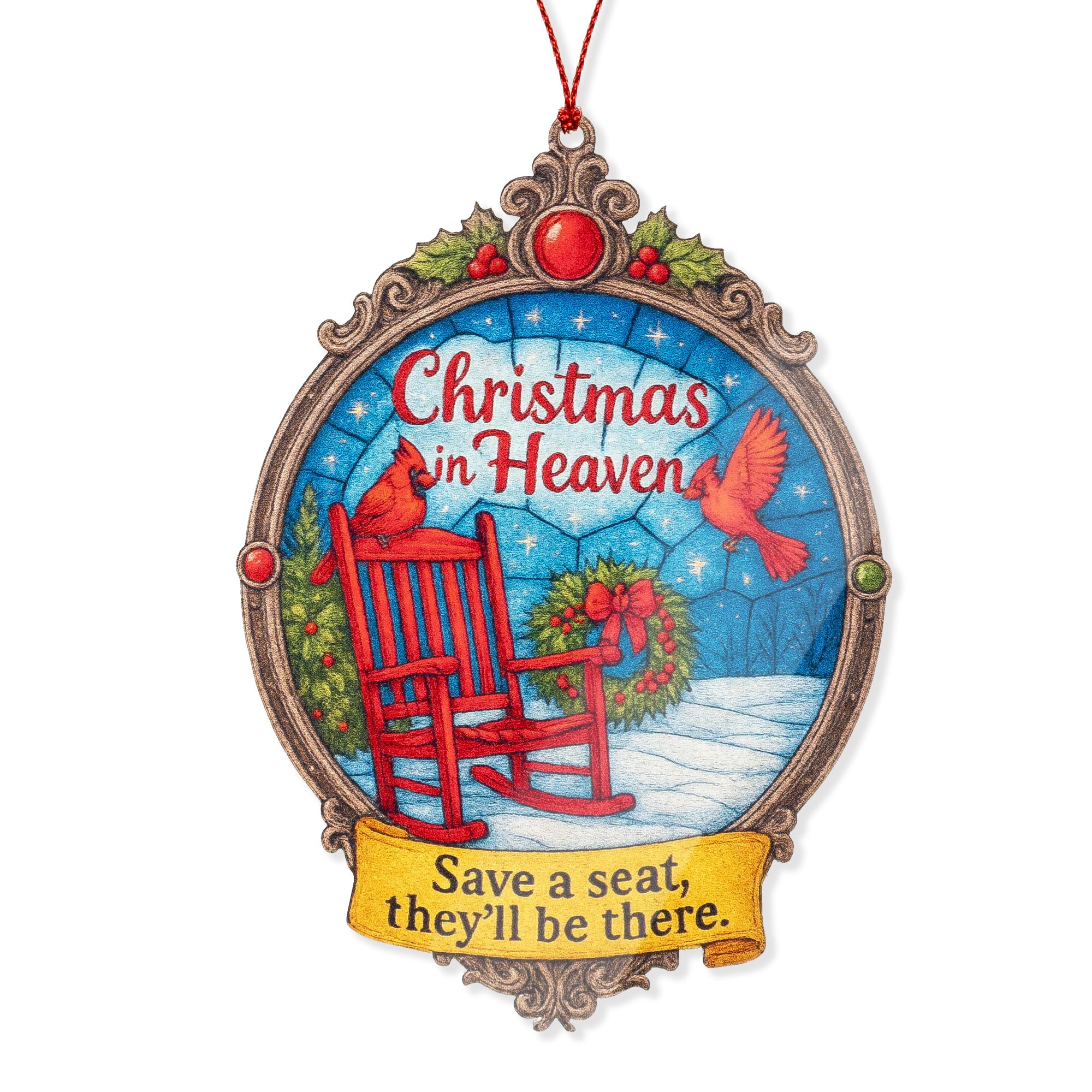 Cardinal Christmas in Heaven Ornament product image