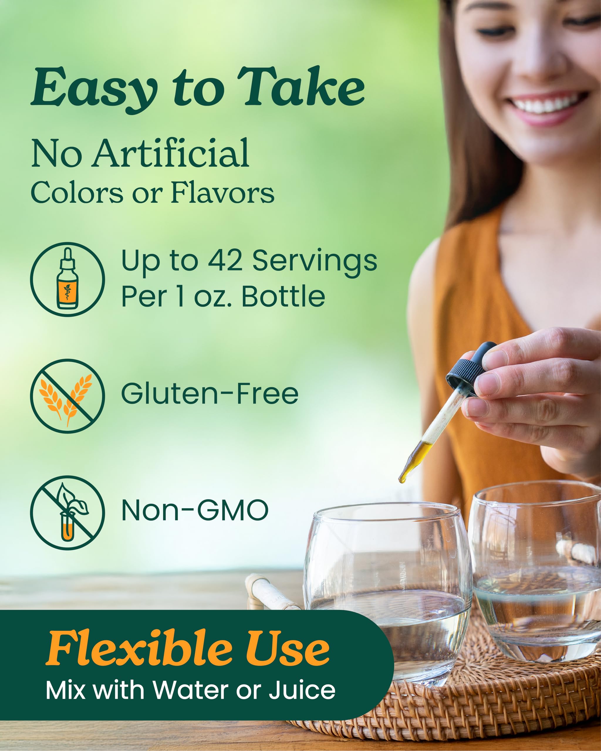 Vegan non-GMO gluten-free cayenne extract drops label