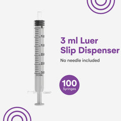 3ml capacity disposable syringe Care Touch without needle